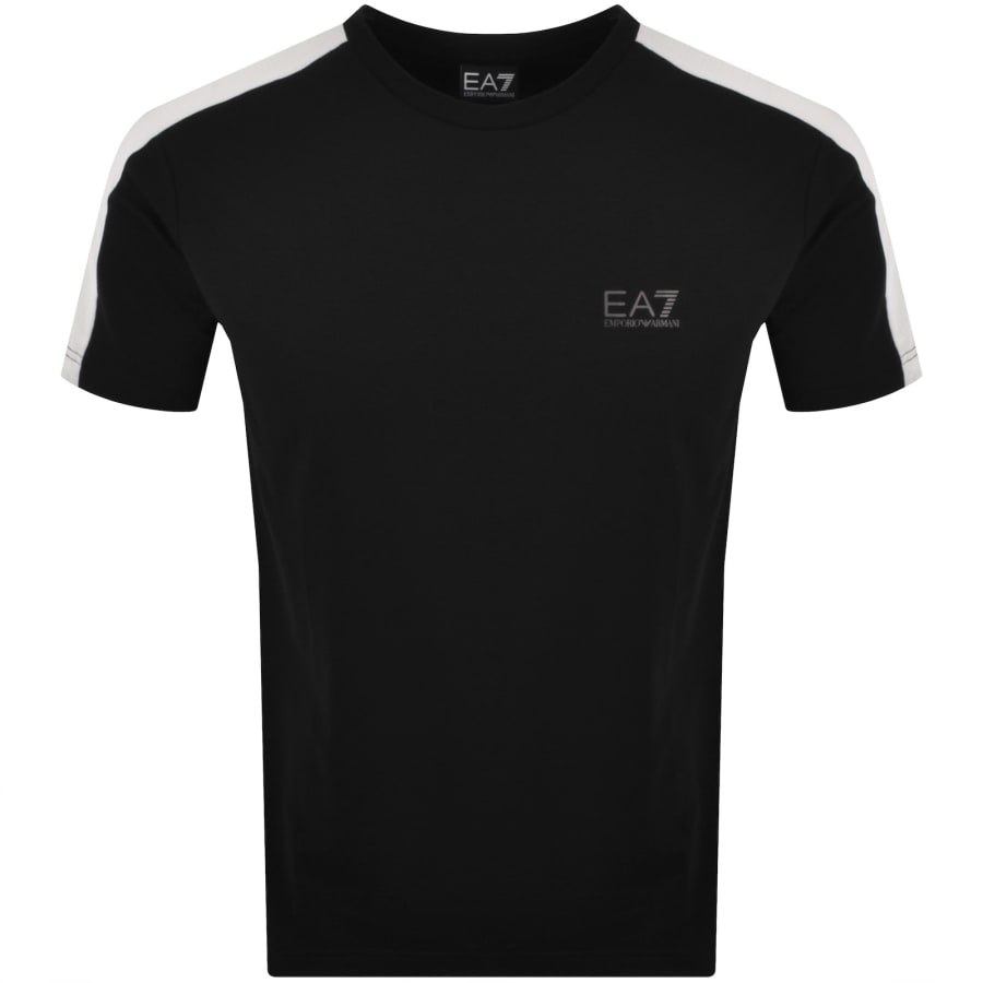 アルマーニ　テニスウエア　EA7 VENTUS 黒 スポーツTシャツ EA7 Emporio Armani Dynamic Ventus7 T Shirt Black | Mainline